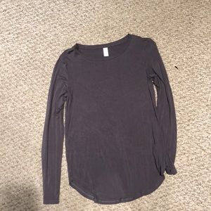 grey long sleeve
